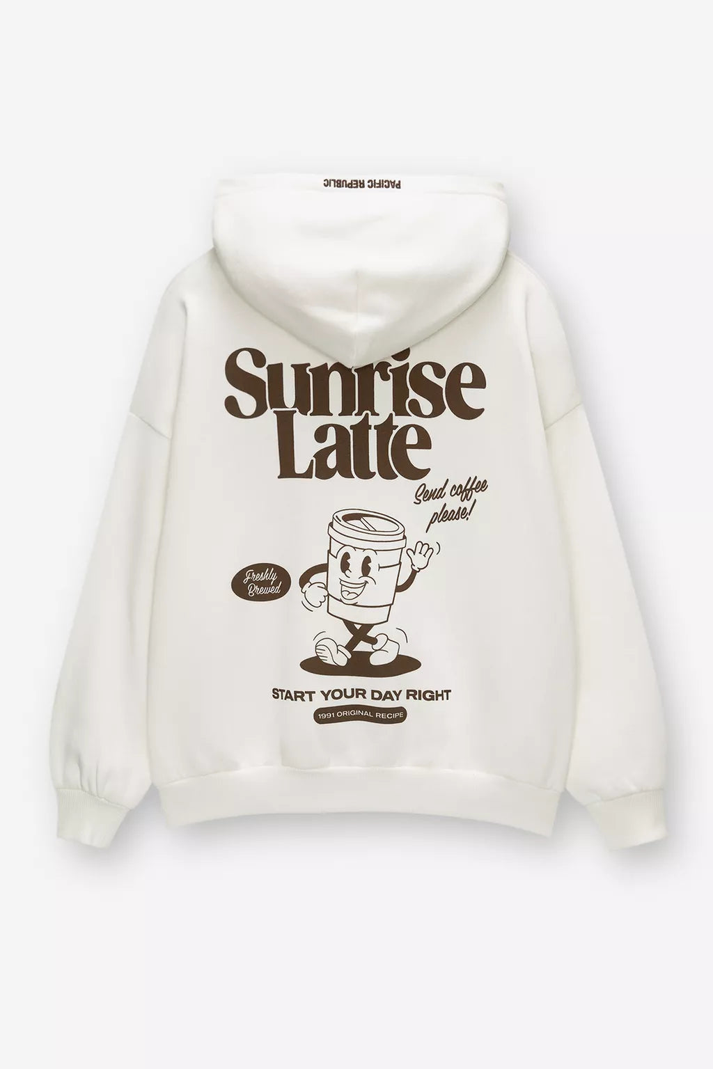Coffee graphic hoodie