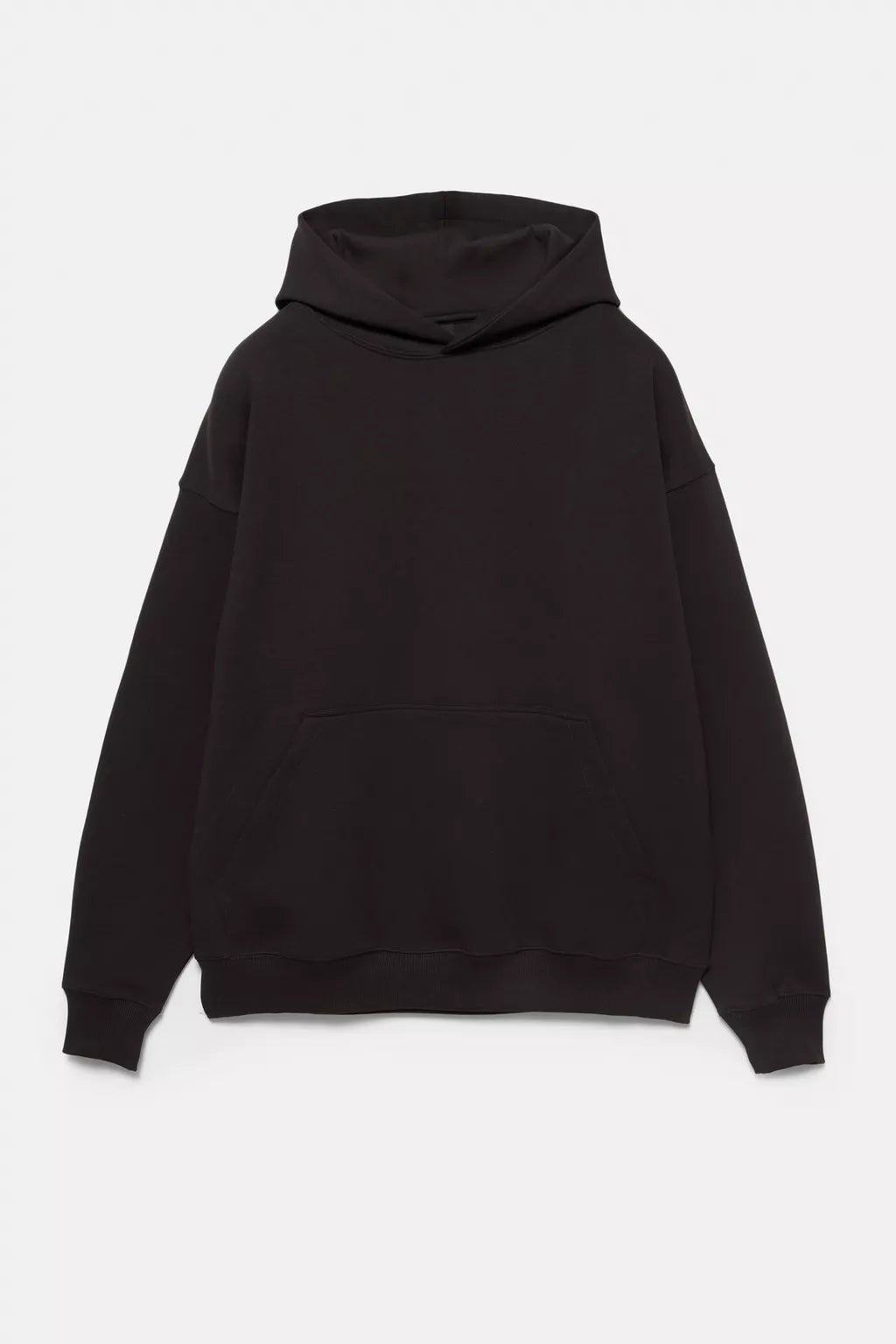 Heavy BLack Basic Hoodie