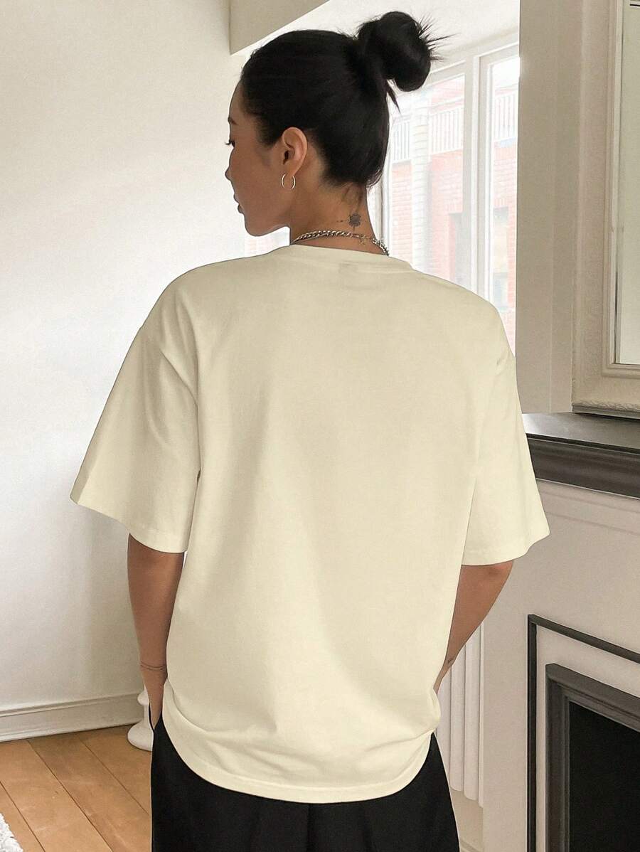 Graphic Crew Neck Tee Summer