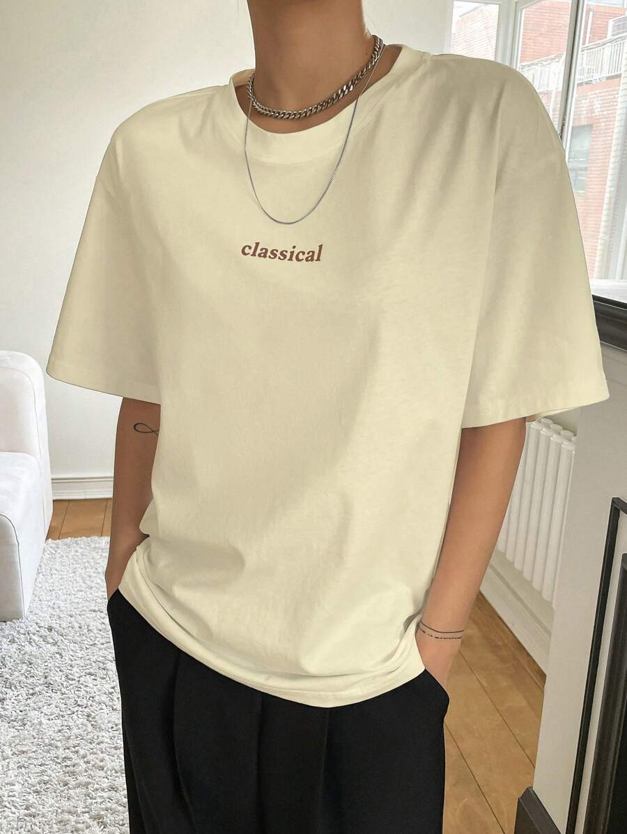 Graphic Crew Neck Tee Summer