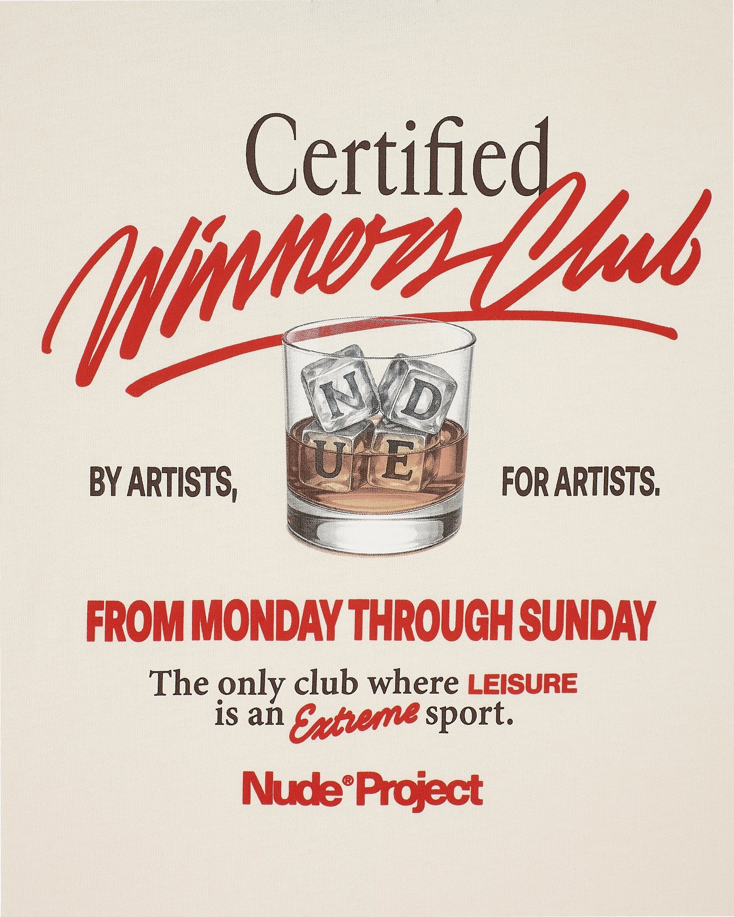 Winners Club Tee Ivory