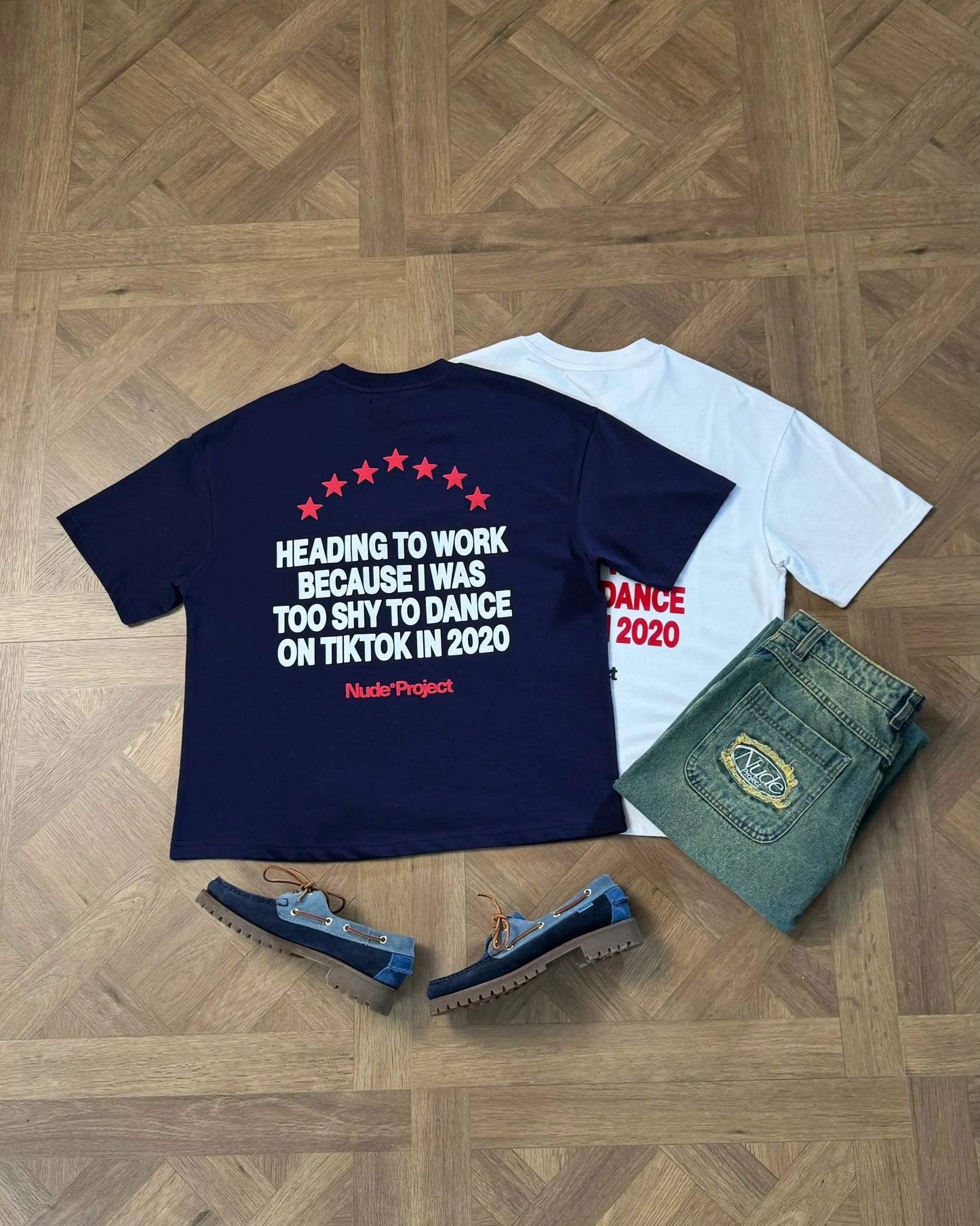9-5 Tee Navy