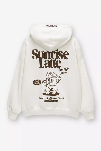 Coffee graphic hoodie