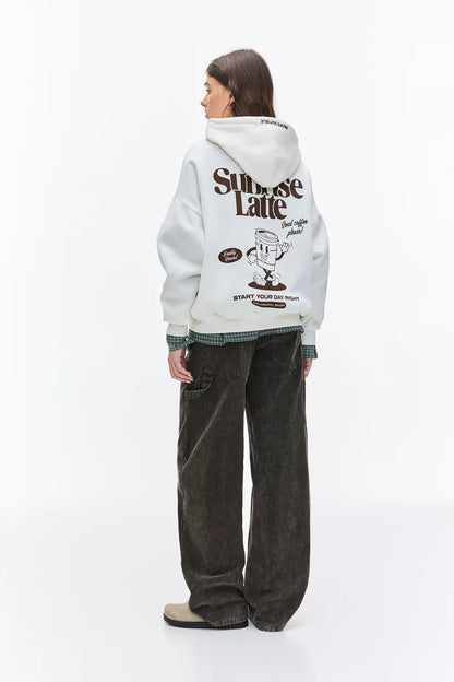 Coffee graphic hoodie