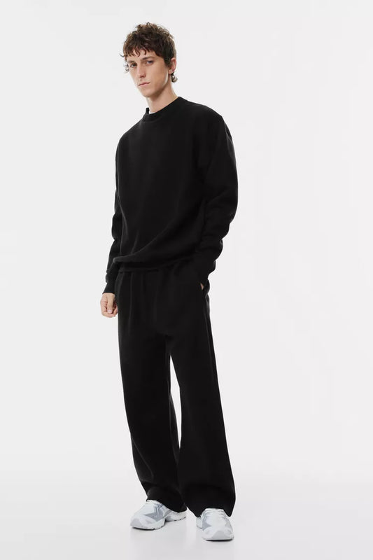 Trousers and Sweatshirt set Black