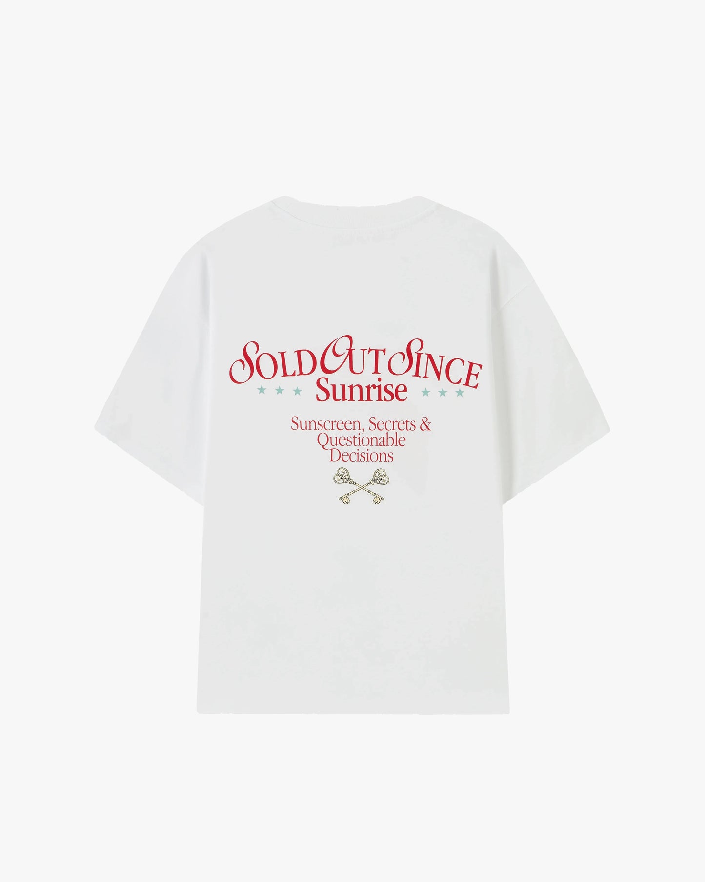 Mansion Key Tee White