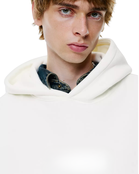 Heavy White Hoodie