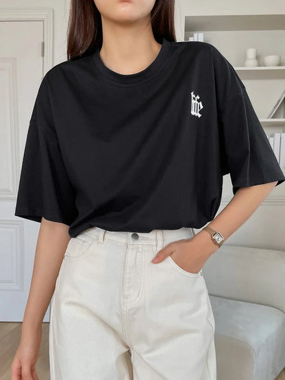 Graphic Drop Shoulder Tee