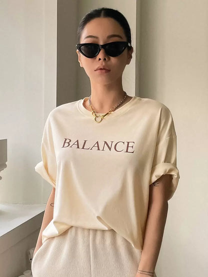 Drop Shoulder T-Shirt Summer