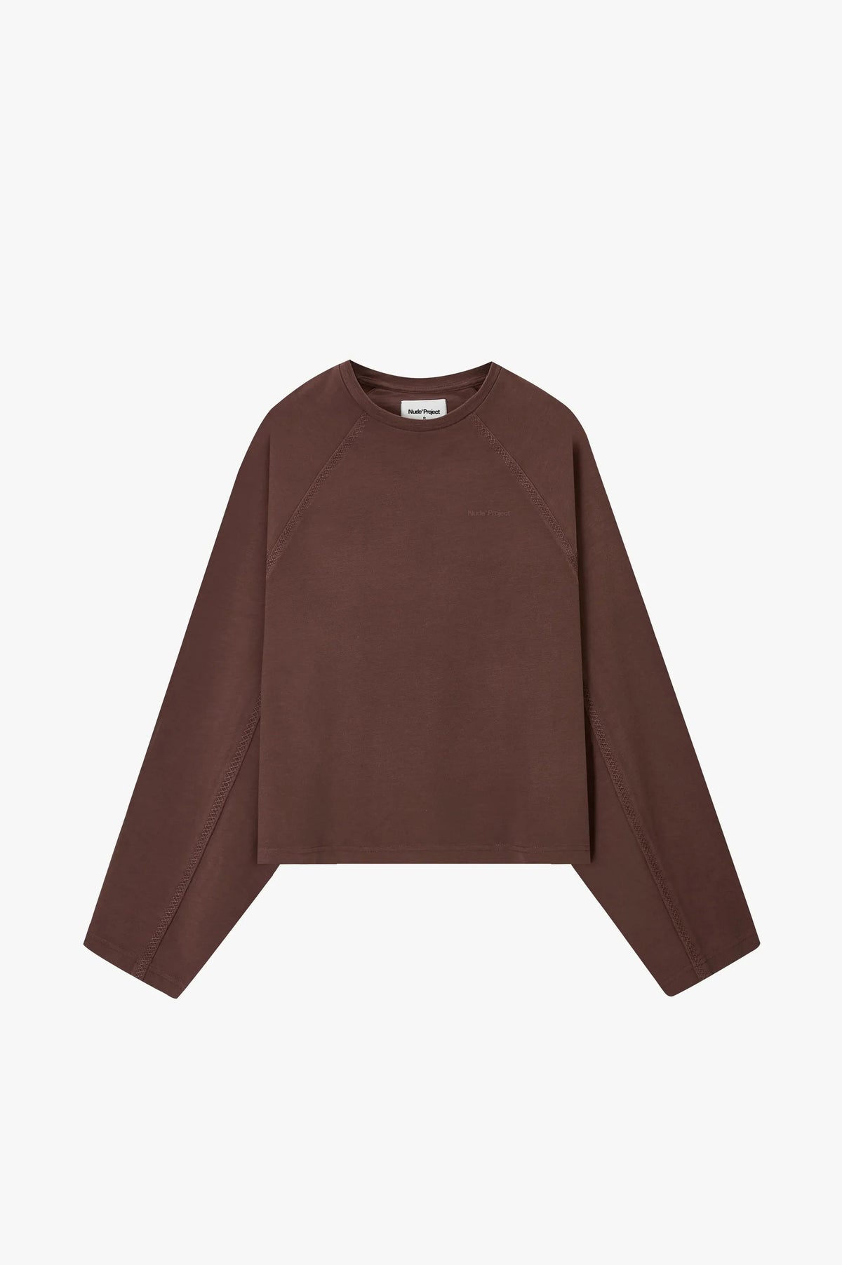 Basic Long-Sleeve Tee Brown