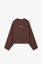 Basic Long-Sleeve Tee Brown