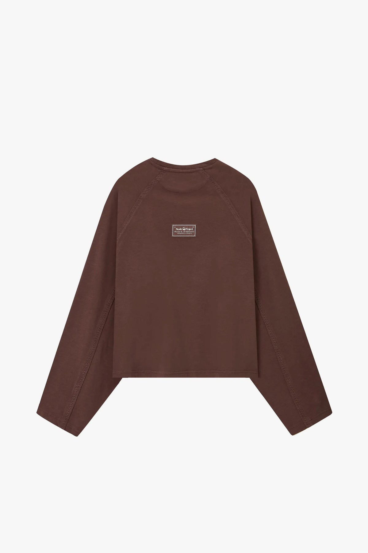 Basic Long-Sleeve Tee Brown