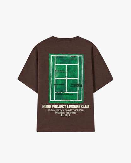 Court Tee Brown