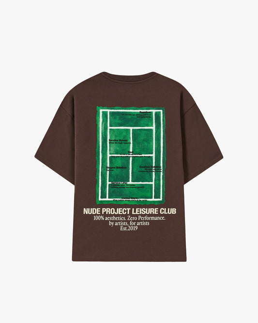 Court Tee Brown