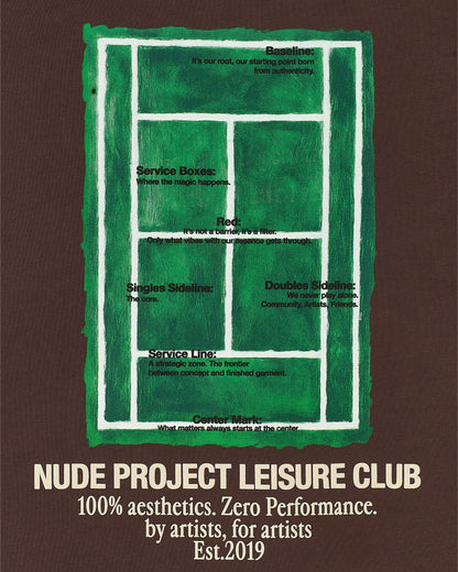 Court Tee Brown