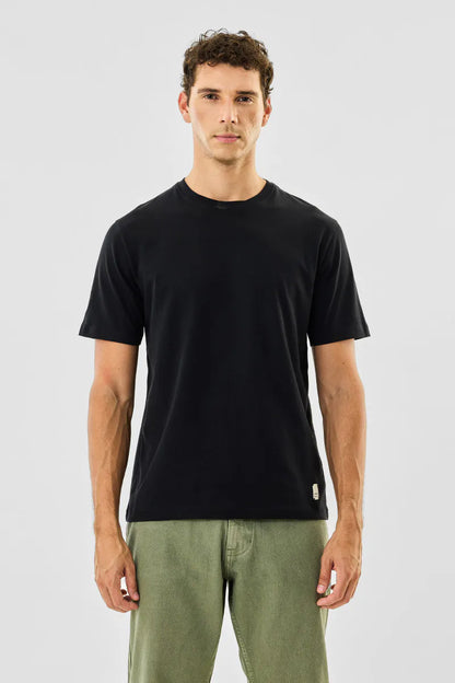 100% Cotton Crew Neck Core Lab T-Shirt Black