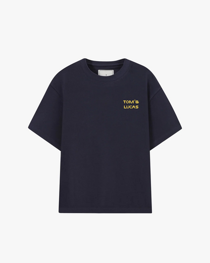 Basic Oversize fit T-shirt (PREMIUM) NAVY