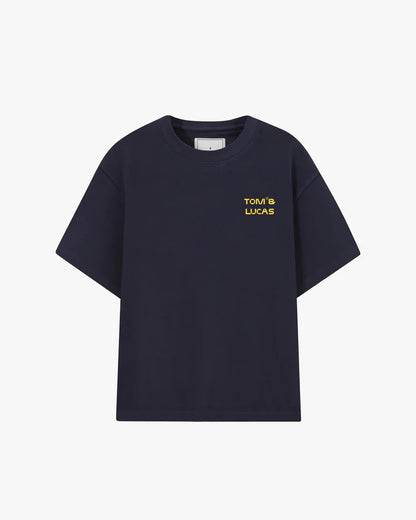 Basic Oversize fit T-shirt (PREMIUM) NAVY
