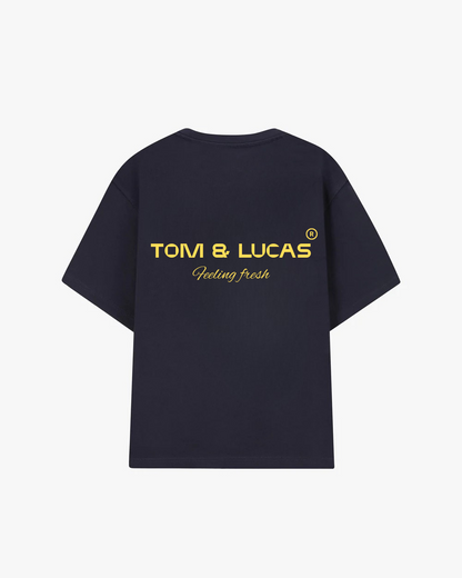 Basic Oversize fit T-shirt (PREMIUM) NAVY