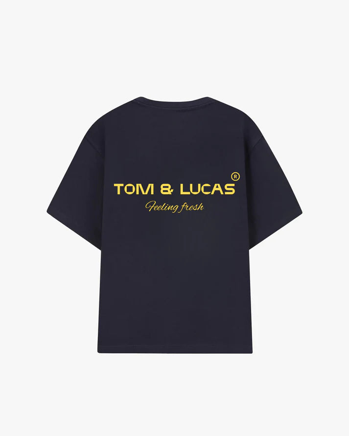 Basic Oversize fit T-shirt (PREMIUM) NAVY