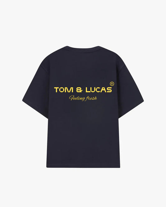 Basic Oversize fit T-shirt (PREMIUM) NAVY
