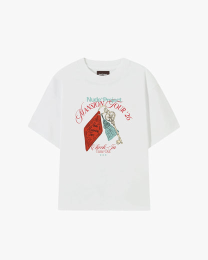 Mansion Key Tee White