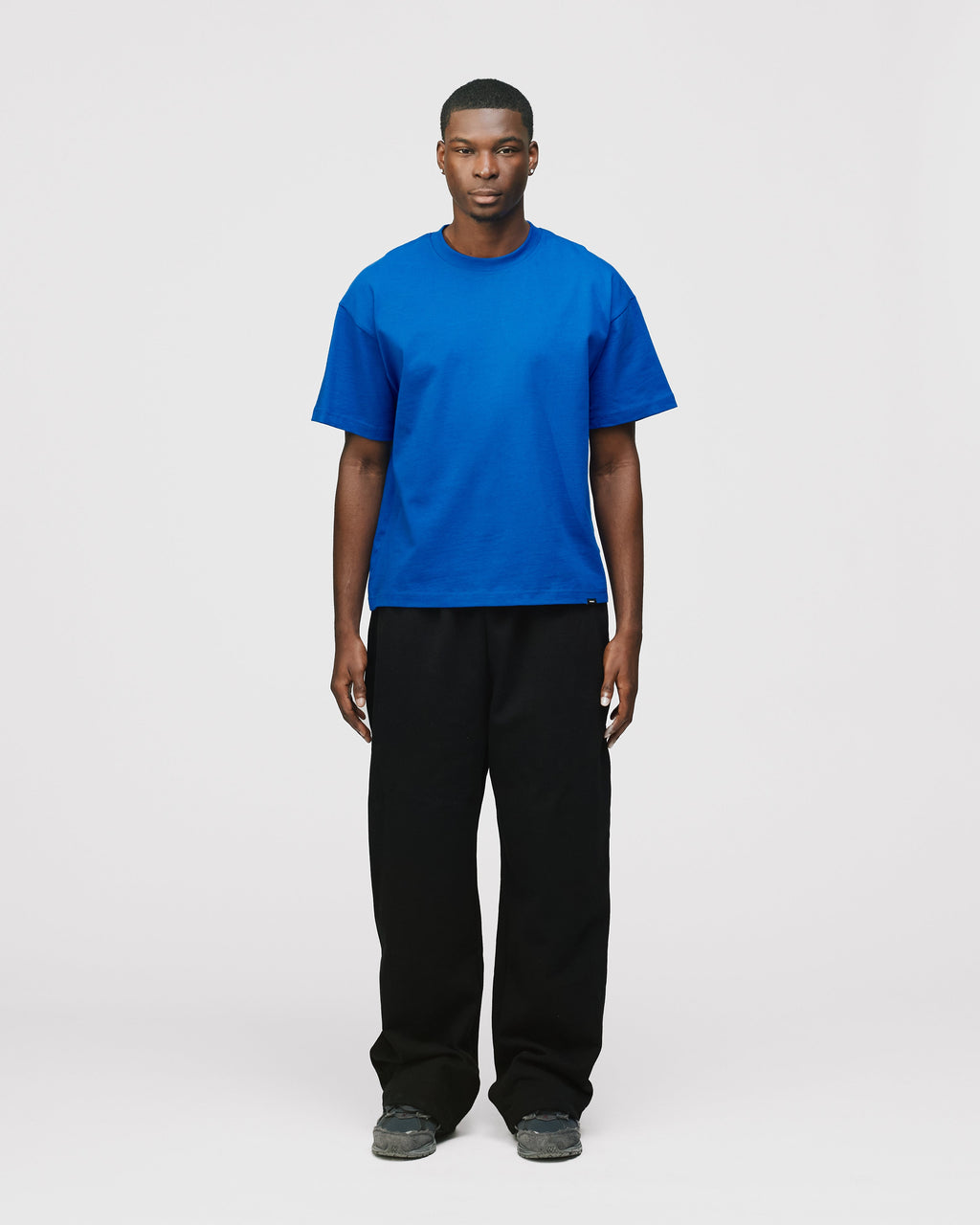 Drop Shoulder T-Shirt - Royal Blue