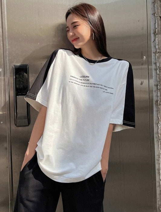 Korean half sleeve top