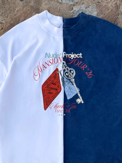 Mansion Key Tee White