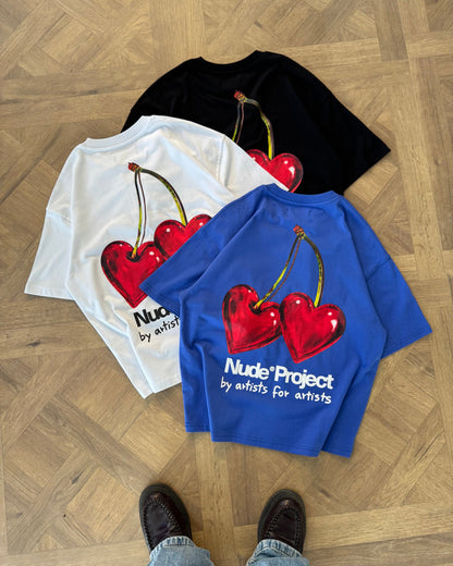 Juicy Cherry Tee Black