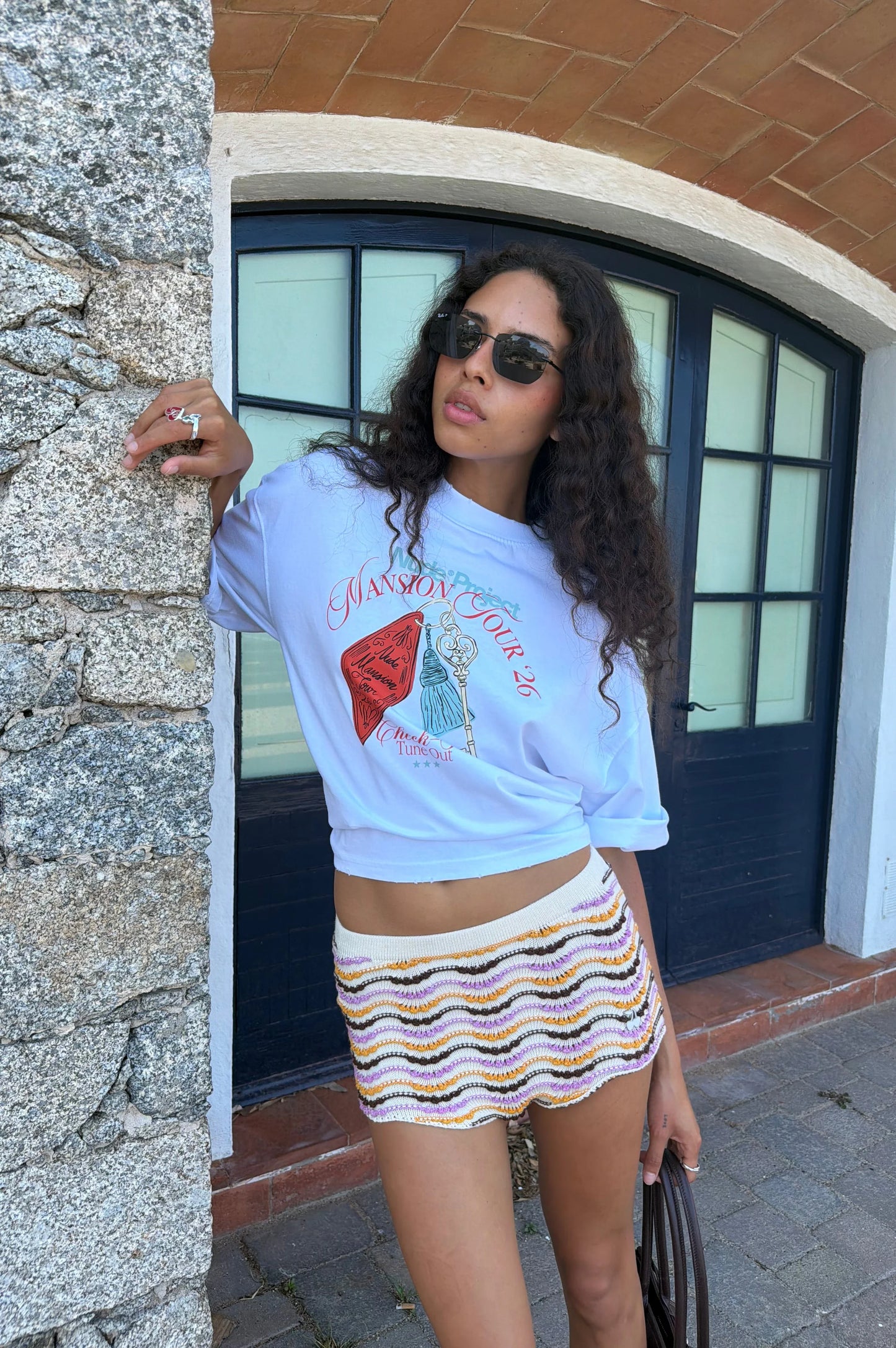 Mansion Key Tee White