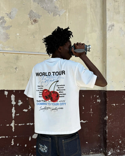 Nude Tour Tee White