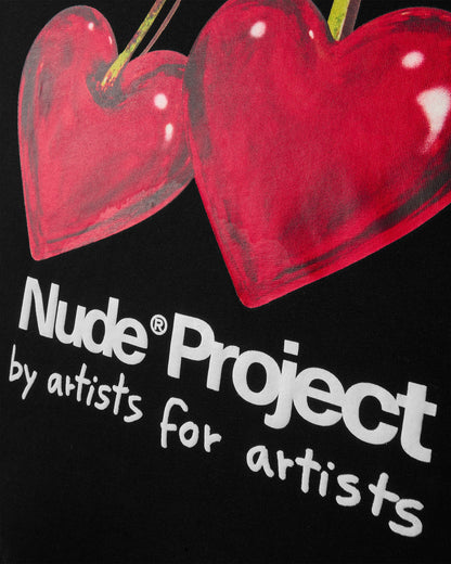 Juicy Cherry Tee Black