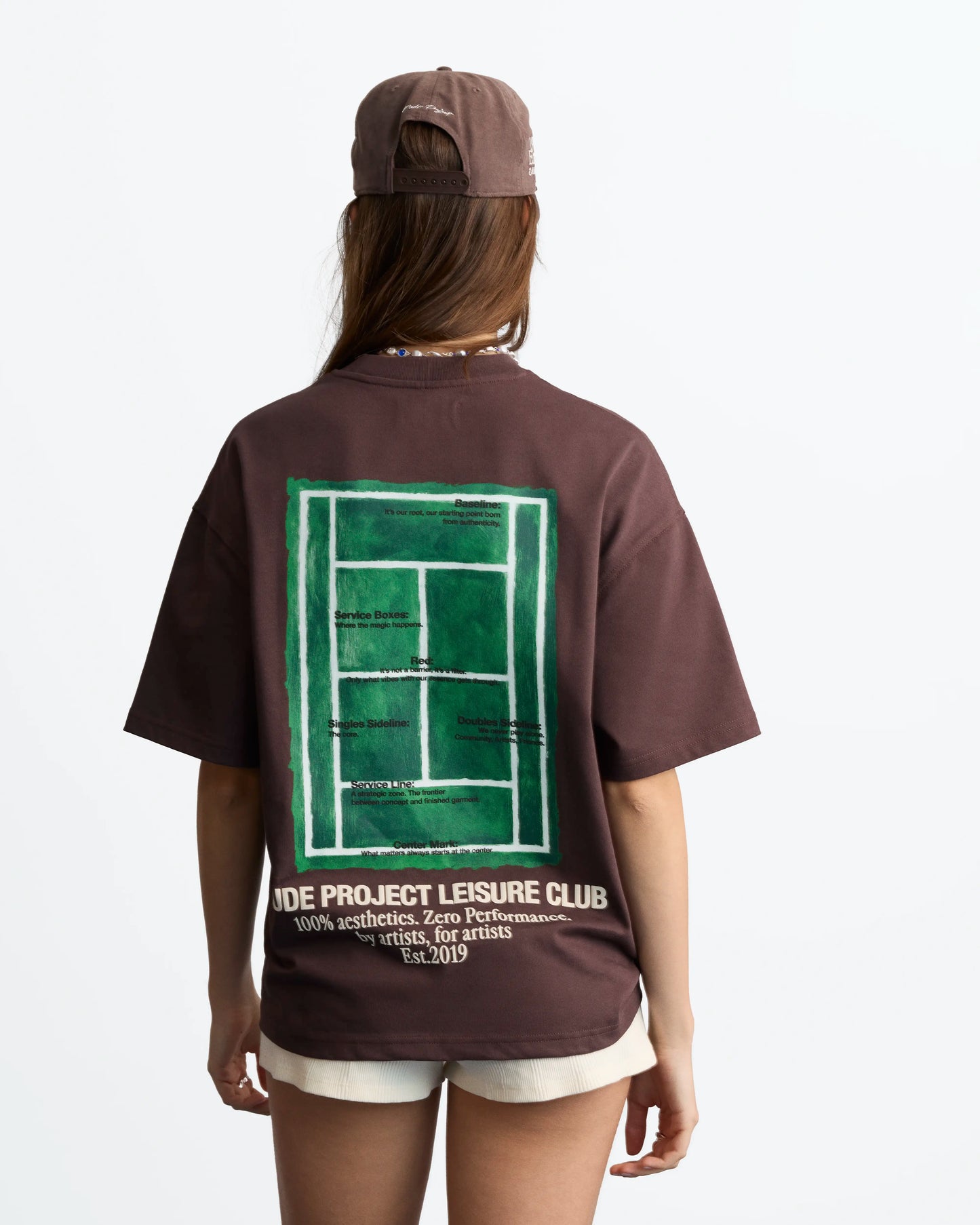 Court Tee Brown