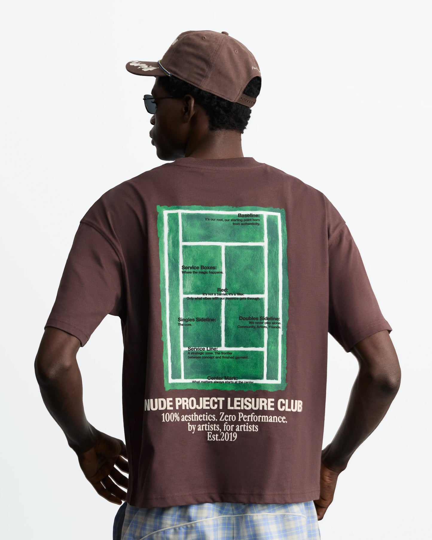 Court Tee Brown
