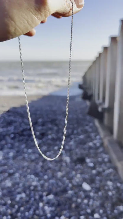 925 Silver Connell Chain 2mm, Thin Silver Chain